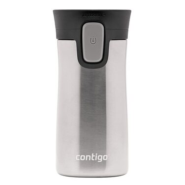 Термокухоль Contigo Pinnacle Autoseal 300 мл, нержавіюча сталь, для напоїв з собою, ізольований, герметичний, BPA-free