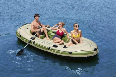 Надувний човен Bestway Hydro-Force Voyager 500 для 3 осіб, 348×141×48 см, комплект