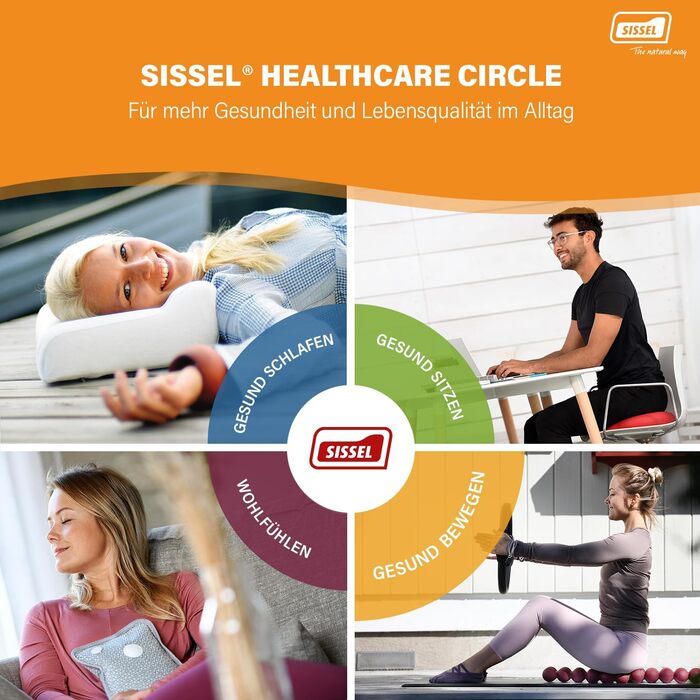 Балансувальна подушка Sissel Balancefit, TPE, антиковзка, для тренування рівноваги та координації, до 120 кг, синя, для дому та вулиці