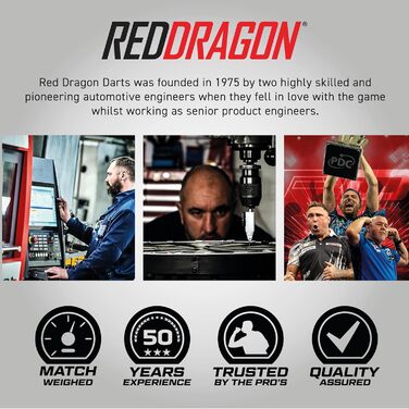 Дарти RED DRAGON Ultimate 50 шт. Пітер Райт Snakebite та Гервін Прайс Iceman - професійні дротики для гри
