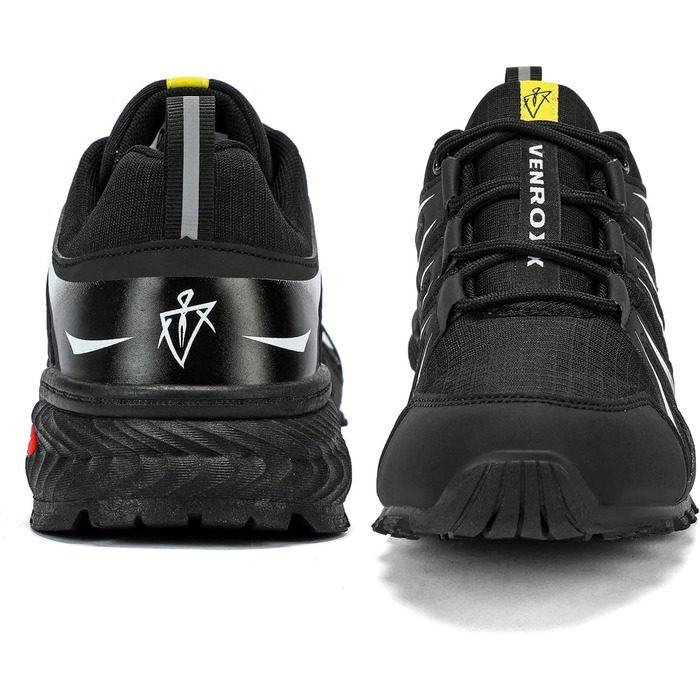 Чоловічі трейлранні кросівки для хайкінгу та трекінгу. Легкі, дихаючі, з антиковзкою підошвою. Розміри 39-48 (чорний, 44 EU)