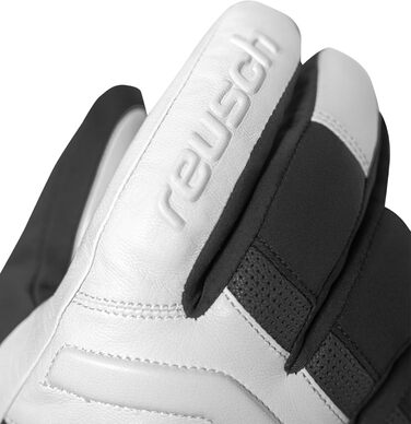 Reusch Jupiter Gore-TEX зимові утеплені водонепроникні вітрозахисні унісекс лижні рукавички для дорослих, чорні-білі-червоні, розмір 10.5
