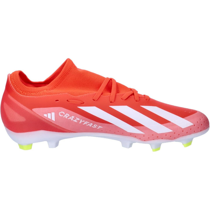 Кросівки футбольні Adidas X Crazyfast 3 FG для твердого поля (48 EU, Червоний, Білий, Жовтий)