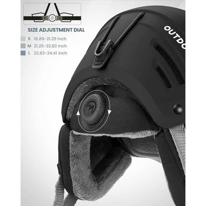 Шолом OutdoorMaster Kelvin II MIPS для гірськолижного спорту та сноуборду (чоловічий, жіночий, юнацький)