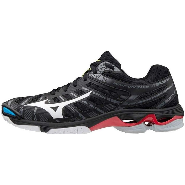 Волейбольне взуття Mizuno Wave Voltage Unisex, 48.5 EU, чорний/білий