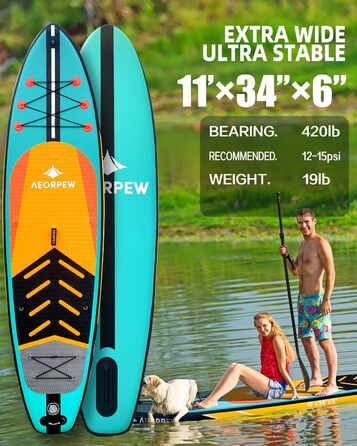 Надувні SUP дошки для дорослих та підлітків, 88.9 см, професійного рівня. Комплект з аксесуарами для веслування на SUP дошці.