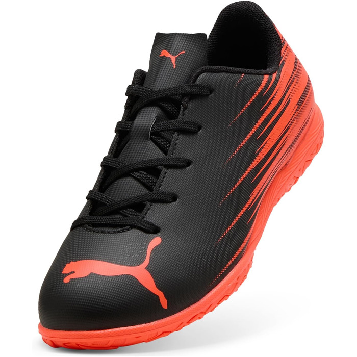 Дитячі футбольні бутси PUMA ATTACANTO II IT JR - чорно-білі, розмір 33 EU