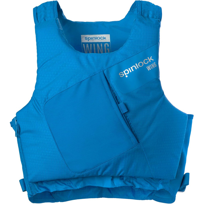 Рятувальний жилет Spinlock Wing Side Zip 50N для каякінгу, допоміжний PFD для водних видів спорту, кобальтово-синій, Easy Stretch