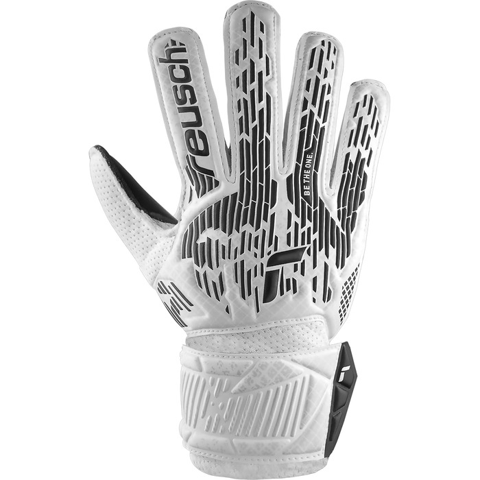 Воротарські рукавички Reusch Attrakt Solid для дорослих, унісекс, розмір 10, біло-чорні
