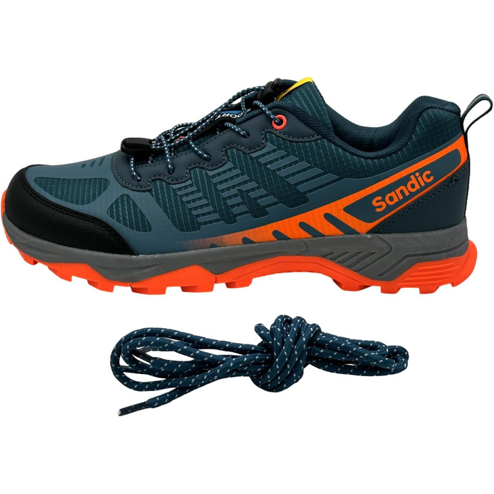 Чоловічі та жіночі трекінгові черевики для хайкінгу та бігу, 46 EU, синьо-помаранчеві