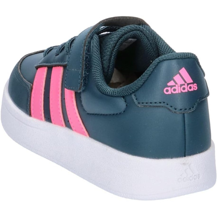 Кросівки adidas Breaknet Lifestyle Court для дітей та дорослих, білі, рожеві, чорні (36 2/3 EU)