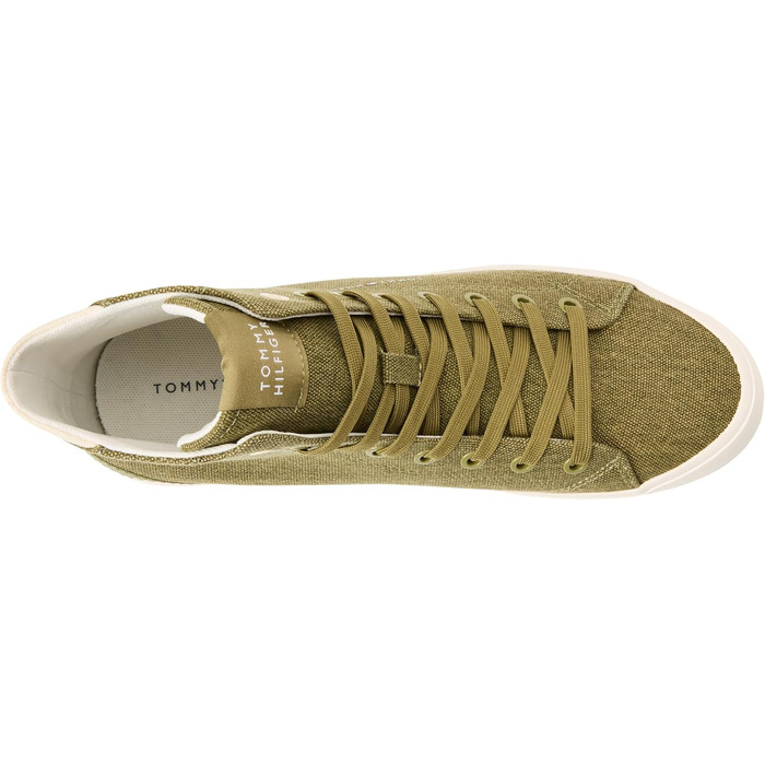 Чоловічі кросівки Tommy Hilfiger Vulcanized Summer, колір Mash Green (47 EU)