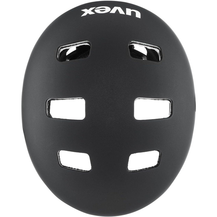 Дитячий велосипедний шолом Uvex Kid 3 CC, чорний матовий, розмір 55-58 см, міцний корпус, регульований, вентиляція