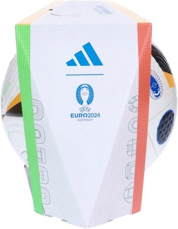 Футбольний м'яч Adidas Euro24 Pro, розмір 5, біло-чорний