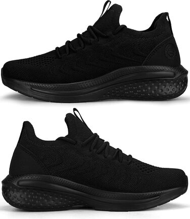 Жіночі кросівки для бігу та фітнесу. Зручні, дихаючі, з неслизькою підошвою. Чорний колір, розмір 39 EU