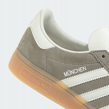 Жіночі шкіряні кросівки Adidas Muenchen JS3990, бежеві, розмір 39 1/3, ретро