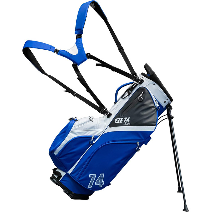 Сумка для гольфу Eze 74 Stand Bag - сіра/чорна, унісекс, для дорослих