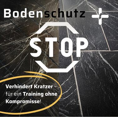 Захисна килимок для спортивних залів SportPlus - антиковзаюча підкладка для тренажерів (велотренажер, біговий тренажер, тренажер для греблі) - безпечна для здоров'я, підходить для йоги та гімнастики, розмір 170x90 см