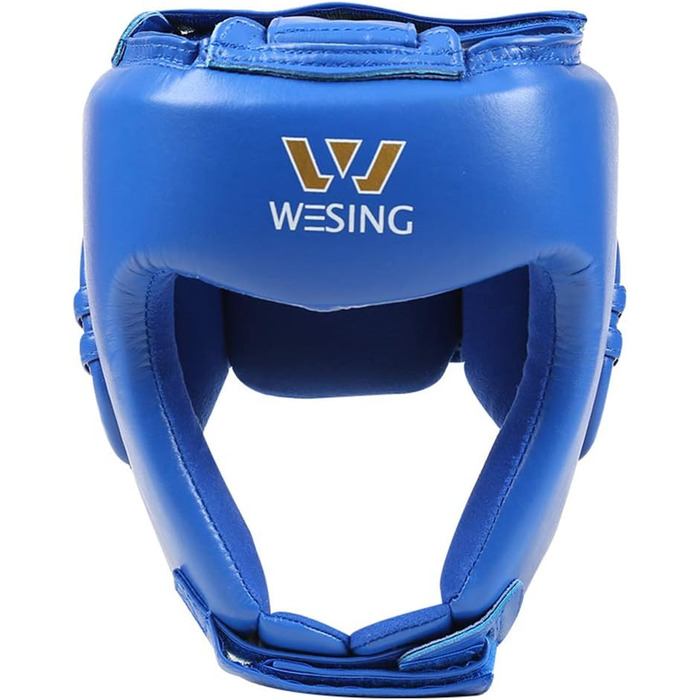Шолом боксерський WESING AIBA для аматорських змагань, синій, розмір L