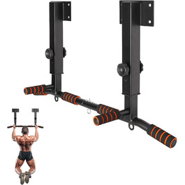 Стійка для підтягувань QZWGZ Bar Mount Heavy Duty - до 200 кг, регулювання висоти, нековзні ручки, для дому та спортзалу