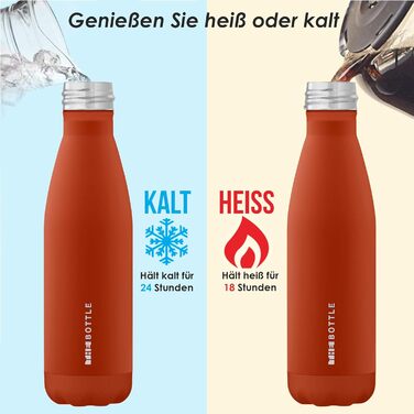 Термобутилка Xanadoo THEBOTTLE 500 мл, кор coral, з нержавіючої сталі 304, подвійні стінки, вакуумна ізоляція