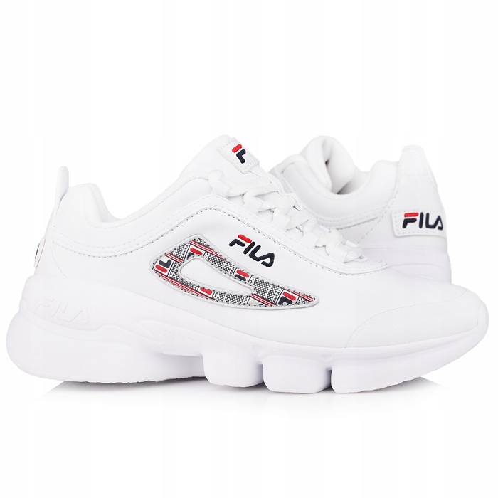 Спортивні кросівки Fila, білі, синтетичні, низькі, розмір 38,5
