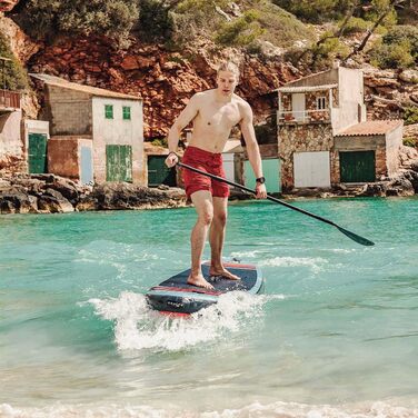 Надувний SUP-борд Movino Garda Allround 10'10' - комплект для SUP-серфінгу, 330 см (блакитний/червоний)