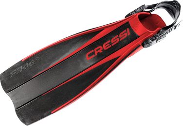 Ласти для дайвінгу Cressi Frog, регульовані, S/M, чорні, вироблено в Італії