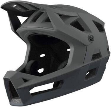 Велосипедний шолом IXS Trigger FF сірий, фулфейс, захист для MTB