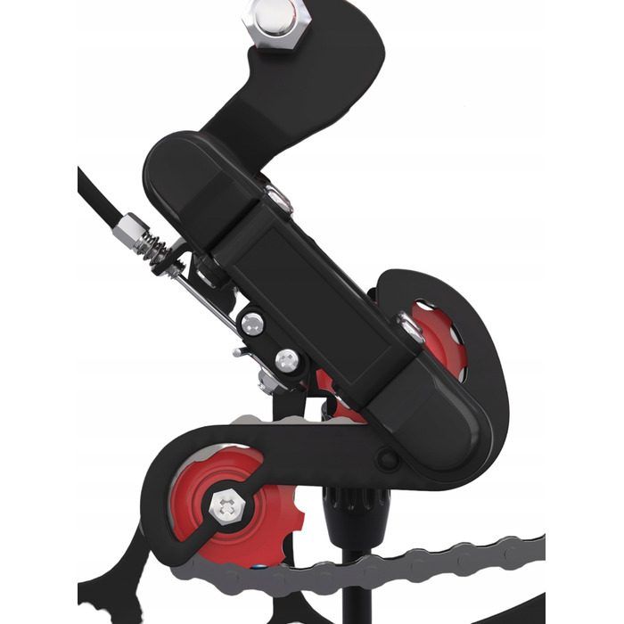 Дитячий велосипед 16 дюймів з дисковими гальмами, допоміжними колесами, амортизатором, захисним кожухом та LED-ліхтариком