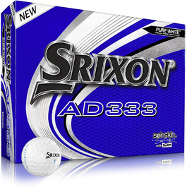 Гольф-м'ячі Srixon AD333 для чоловіків, 12 шт, преміум