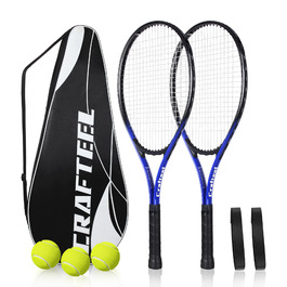 Тенісний набір 2 шт. для сім'ї: 27 дюймів, 68.6 см, для початківців, блакитний