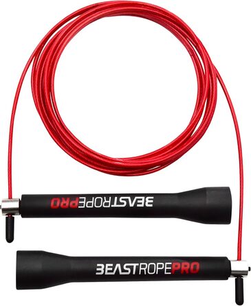 Професійний стрибковий канат Beast Gear 'Profi' для дорослих — Фітнес-скакалка для боксу, MMA, кардіо та схуднення (Indoor/Outdoor)