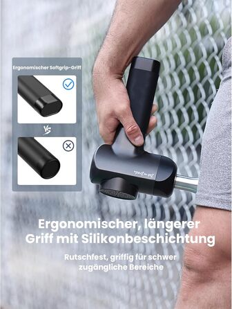 Масажер для м'язів Bob and Brad X6 Pro з металевою насадкою - інтенсивний масаж тіла, розслаблення, подарунок для чоловіків та жінок