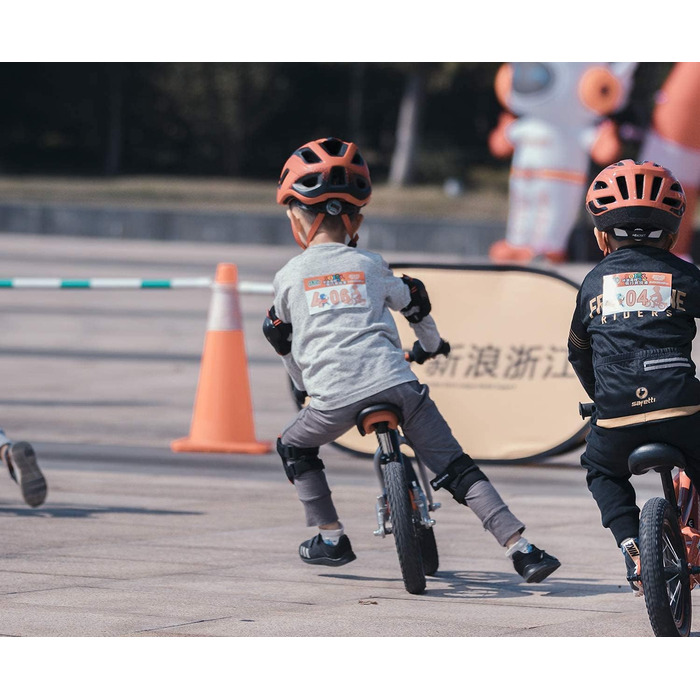 Дитячий велосипедний шолом ROCKBROS Fullface знімний підборідник BMX MTB для підлітків, розмір M (53-58 см), помаранчевий