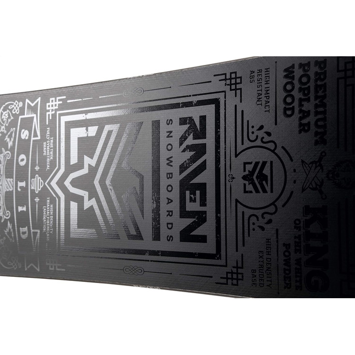 Сноуборд RAVEN: комплект сноуборда Solid Steel + кріплення Fastec FT360 Black (161 см) + кріплення FT360 Black L