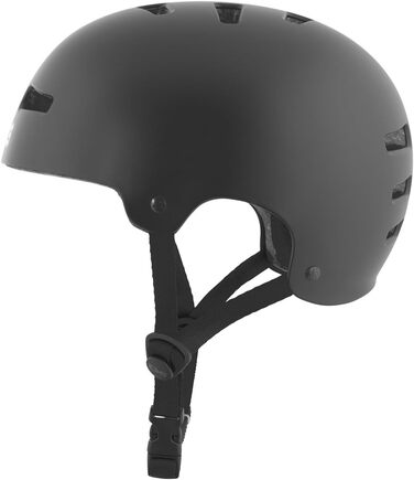 Шолом для скейтборду TSG Evolution, чорний сатиновий, L/XL