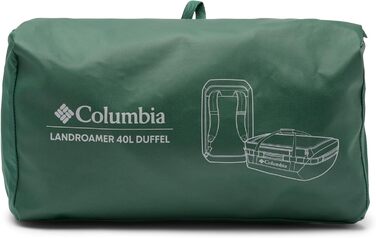 Спортивна сумка Columbia Landroamer 40L - унісекс, чорний та зелений