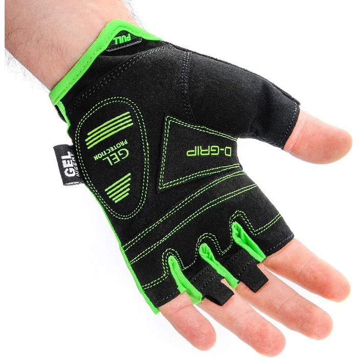 Рукавички для гірського велосипеда Meteor Radhandschuhe Gel GX31 Green - чоловічі, жіночі, дитячі, для даунхілу та хайкінгу