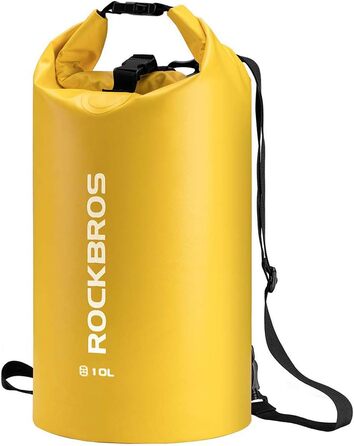 ROCKBROS Dry Bag 30L - Водонепроникний мішок для водного спорту, пляжу, плавання, каякінгу, рафтингу, яхтингу, активного відпочинку (жовтий)