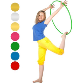 Гімнастичний обруч Hula Hoop 90 см з алюмінію для фітнесу, синій, для дітей і дорослих, міцний, стійкий до подряпин