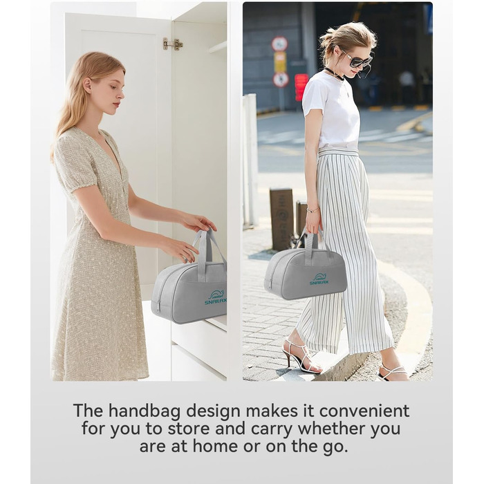 Масажер для шиї та плечей Snailax з підігрівом, акумуляторний Shiatsu 4D, для шиї, плечей, спини, подарунок, сірий та зелений