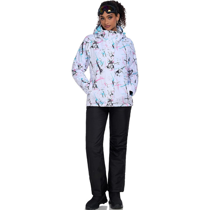 Жіночий сніговий комбінезон HOTIAN, водонепроникний, вітронепроникний, теплий, для катання на лижах, сноуборді, походів, альпінізму, кольори: чорний та кольоровий