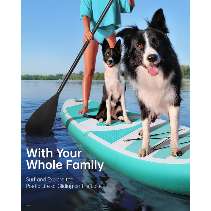 Надувний SUP Борд (Stand Up Paddle Board) з преміум аксесуарами 305x76x15см для юнаків та дорослих. Підходить для озер, річок та океану