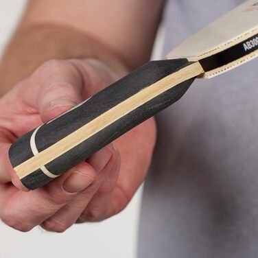 Професійний пінг-понговий ракетковий набір AirBlades 3 Sterne з жорстким кейсом | Ракетка для настільного тенісу з ергономічною ручкою | 5 дерев'яних шаришок та преміум-гумою