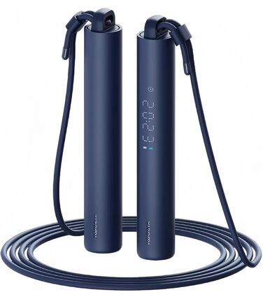 Розумна скакалка Xiaomi Smart Jump Rope з Bluetooth 5.0, USB-C та LED-дисплеєм для точного відстеження тренувань та фітнес-аналізу
