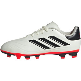 Дитячі футбольні бутси Adidas Copa Pure 2.4 для унісекс, 24 EU, кольори: Ivory, Core Black, Solar Red