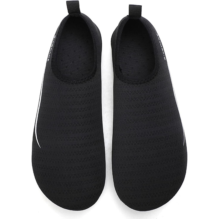 Шкарпетки для плавання Sixspace: жіночі шкарпетки для басейну, пляжу, моря та водних видів спорту (чорний, 38 EU)