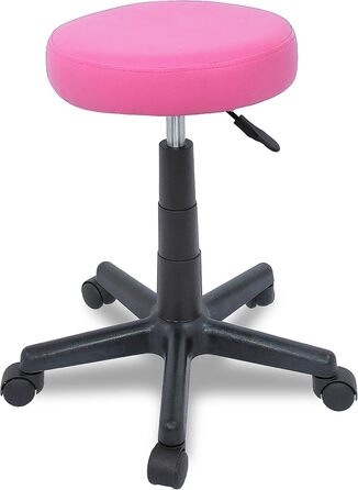 Мобільний масажний стіл Beltom® з 3 зонами, складний + табурет для косметології - Рожевий