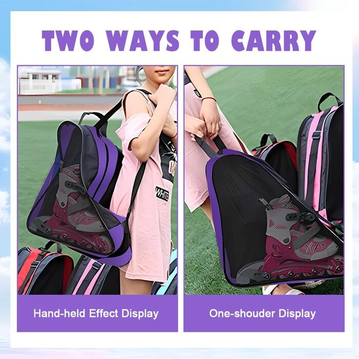 Сумка для ковзанів Tasche: для фігурного катання, хокею, лиж. З регульованим ременем. Для чоловіків та жінок.